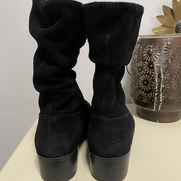 Dixie Women's Black Suede Boots waterproof size 7 - Picture 5 of 6